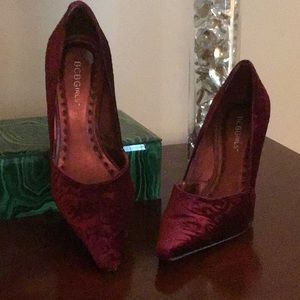 BCBG Velvet Pumps